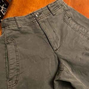Old Navy dark green cotton women’s pants with cuff XS